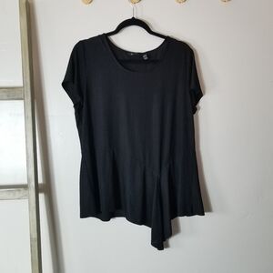 H BY HALSTON WOMEN'S BLACK BLOUSE SIZE LARGE